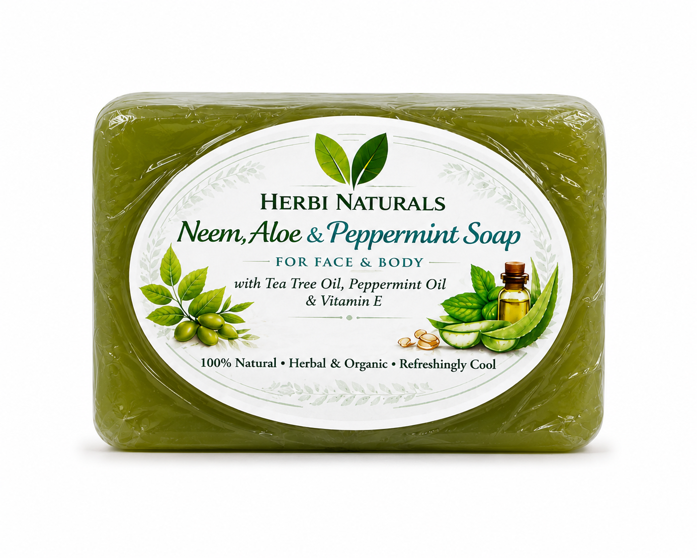 Herbi Natural Neem and Aloe Soap
