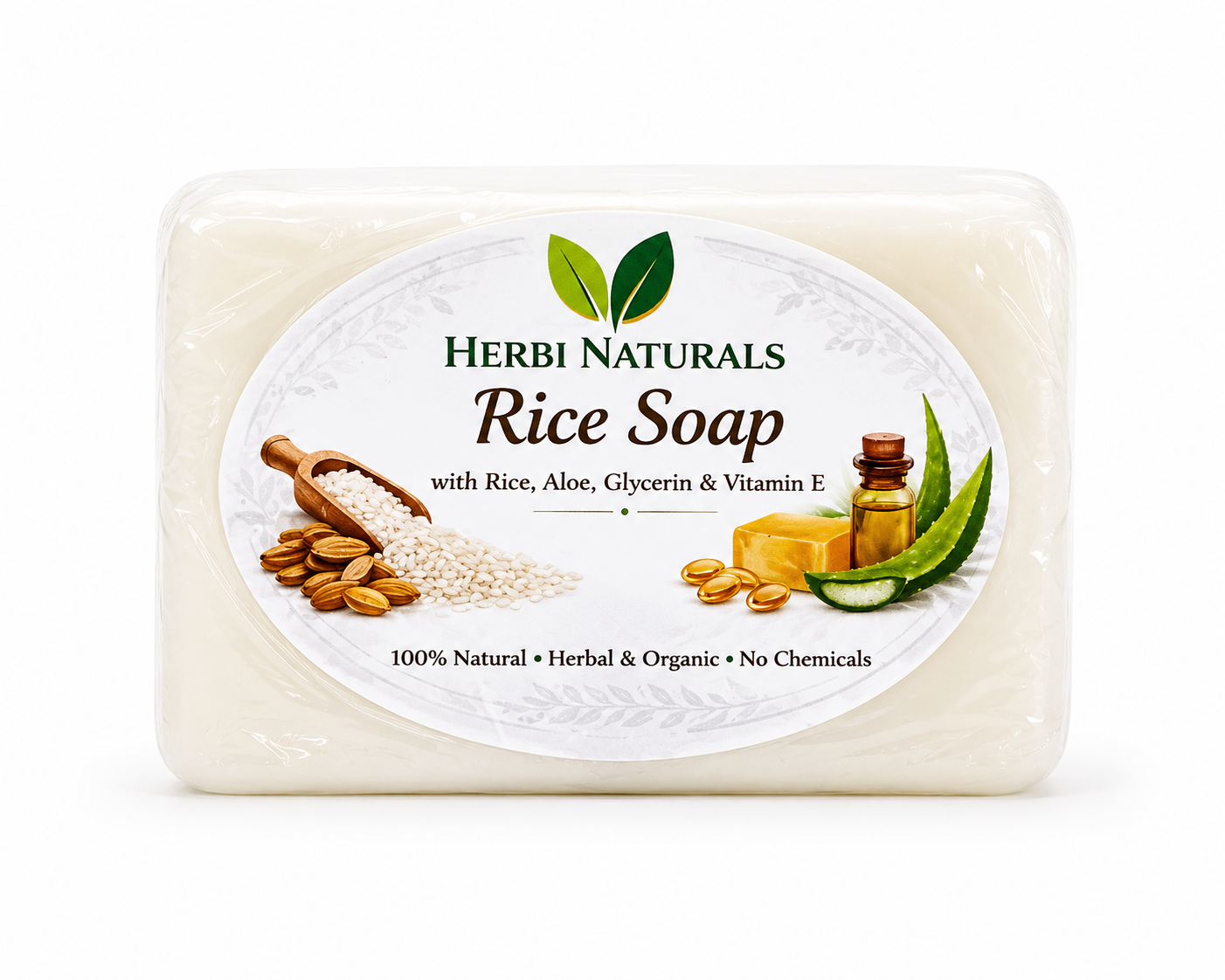 Herbi Natural Rice Soap